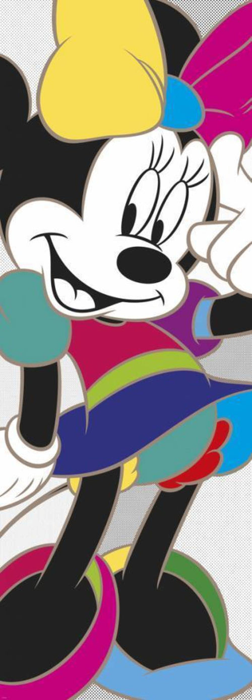 Komar Minnie Mouse Colorful Papier Peint 73x202cm | Yourdecoration.fr