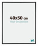 Austin Aluminium Cadre Photo 40x50cm Noir Brillant De Face Mesure | Yourdecoration.fr