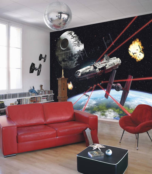 Komar Star Wars Millennium Falcon Papier Peint 368x254cm | Yourdecoration.fr
