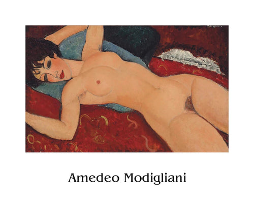 Affiche Art Amedeo Modigliani Liegender Akt l 50x40cm AMO 2000 PGM | Yourdecoration.fr