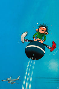 Affiche Poster Gaston Jumping Balloon 61x91 5cm Abystyle GBYDCO534 | Yourdecoration.fr