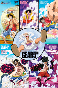 Affiche Poster One Piece Gears History 61x91 5cm Abystyle GBYDCO504 | Yourdecoration.fr
