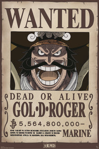 Affiche Poster One Piece Wanted Gol D Roger 61x91 5cm Abystyle GBYDCO595 | Yourdecoration.fr