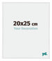 Annecy Plastique Cadre Photo 20x25cm Blanc Brillant De Face Mesure | Yourdecoration.fr