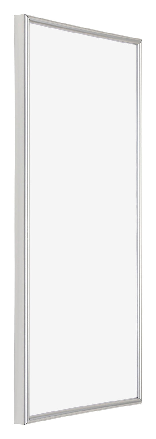 Annecy Plastique Cadre Photo 20x40cm Argent De Face Oblique | Yourdecoration.fr