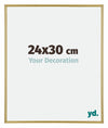Annecy Plastique Cadre Photo 24x30cm Or De Face Mesure | Yourdecoration.fr