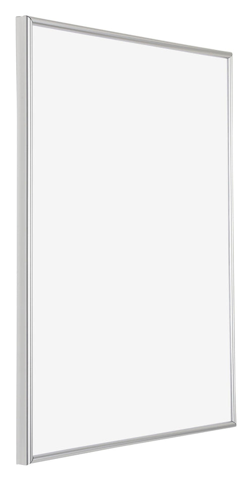 Annecy Plastique Cadre Photo 25x30cm Argent De Face Oblique | Yourdecoration.fr