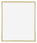 Annecy Plastique Cadre Photo 25x30cm Or De Face | Yourdecoration.fr