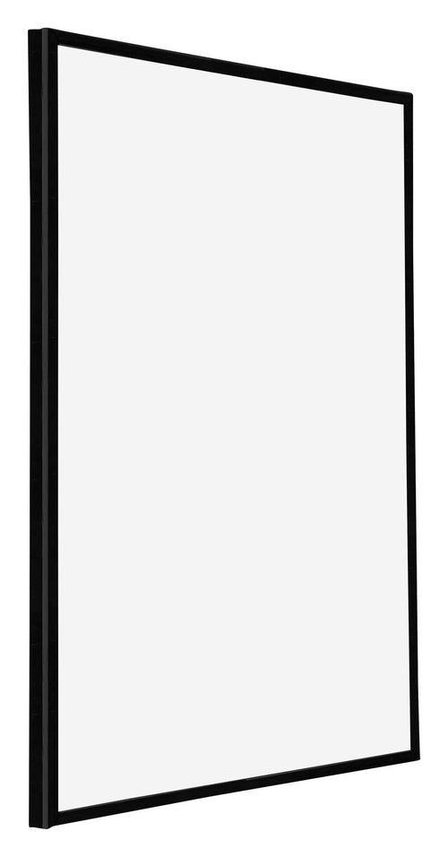 Annecy Plastique Cadre Photo 28x35cm Noir Brillant De Face Oblique | Yourdecoration.fr