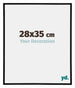 Annecy Plastique Cadre Photo 28x35cm Noir Brillant Mesure | Yourdecoration.fr