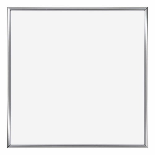 Annecy Plastique Cadre Photo 45x45cm Argent De Face | Yourdecoration.fr
