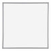 Annecy Plastique Cadre Photo 45x45cm Argent De Face | Yourdecoration.fr