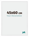 Annecy Plastique Cadre Photo 45x60cm Blanc Brillant De Face Mesure | Yourdecoration.fr