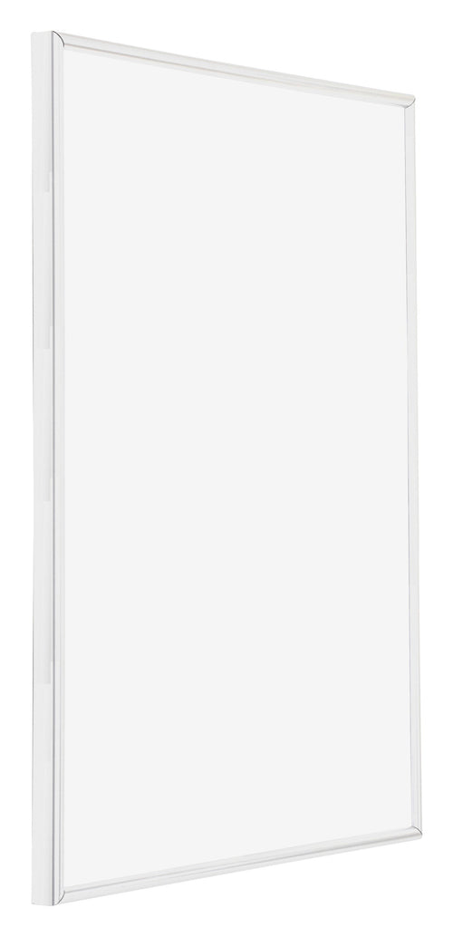 Annecy Plastique Cadre Photo 45x60cm Blanc Brillant De Face Oblique | Yourdecoration.fr