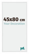 Annecy Plastique Cadre Photo 45x80cm Blanc Brillant De Face Mesure | Yourdecoration.fr