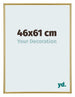 Annecy Plastique Cadre Photo 46x61cm Or De Face Mesure | Yourdecoration.fr