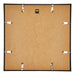 Annecy Plastique Cadre Photo 50x50cm Noir Mat Arriere | Yourdecoration.fr