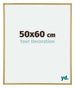 Annecy Plastique Cadre Photo 50x60cm Or De Face Mesure | Yourdecoration.fr