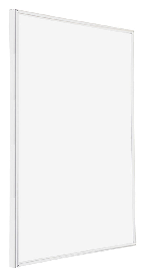 Annecy Plastique Cadre Photo 50x65cm Blanc Brillant De Face Oblique | Yourdecoration.fr
