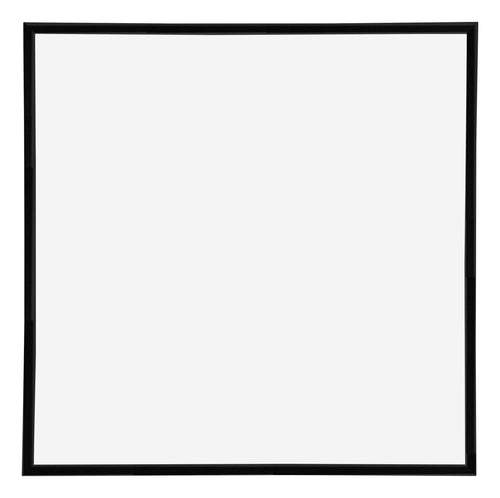 Annecy Plastique Cadre Photo 55x55cm Noir Brillant De Face | Yourdecoration.fr