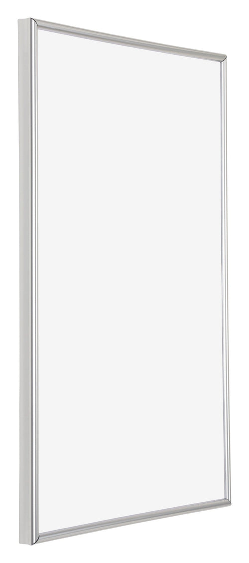 Annecy Plastique Cadre Photo 60x90cm Argent De Face Oblique | Yourdecoration.fr