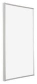 Annecy Plastique Cadre Photo 60x90cm Argent De Face Oblique | Yourdecoration.fr