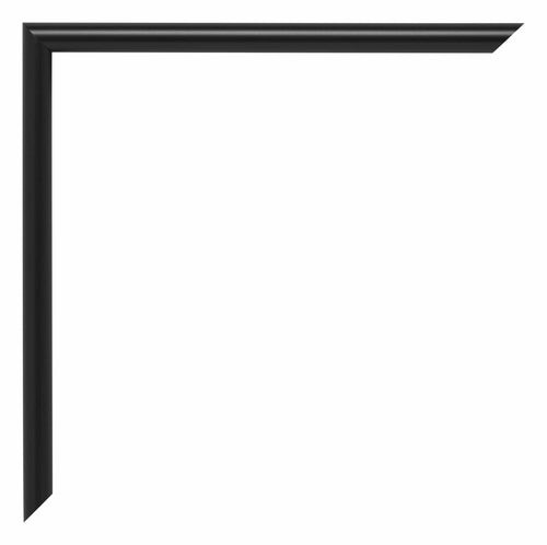 Annecy Plastique Cadre Photo 70x100cm Noir Brillant Detail Coin | Yourdecoration.fr