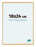 Austin Aluminium Cadre Photo 18x24cm Or Vintage De Face Mesure | Yourdecoration.fr