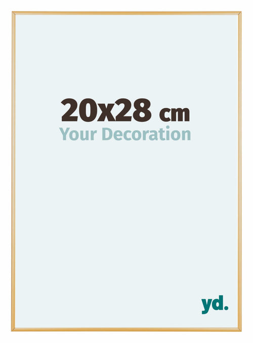 Austin Aluminium Cadre Photo 20x28cm Or Vintage De Face Mesure | Yourdecoration.fr