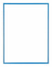 Austin Aluminium Cadre Photo 30x40cm Acier Blue De Face | Yourdecoration.fr