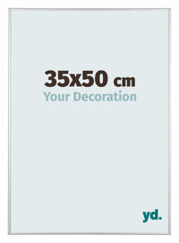Austin Aluminium Cadre Photo 35x50cm Argent Mat De Face Mesure | Yourdecoration.fr