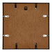 Austin Aluminium Cadre Photo 60x60cm Noir Brillant Arriere | Yourdecoration.fr