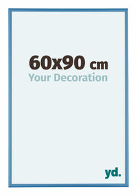 Austin Aluminium Cadre Photo 60x90cm Acier Blue De Face Mesure | Yourdecoration.fr