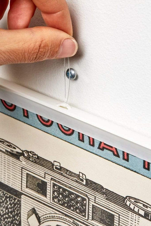 Baguettes de Suspension Blanc 80cm crochet de suspension | Yourdecoration.fr