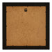 Birmingham Bois Cadre Photo 25x25cm Noir Argent Poli Arriere | Yourdecoration.fr
