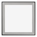 Birmingham Bois Cadre Photo 25x25cm Noir Argent Poli De face | Yourdecoration.fr