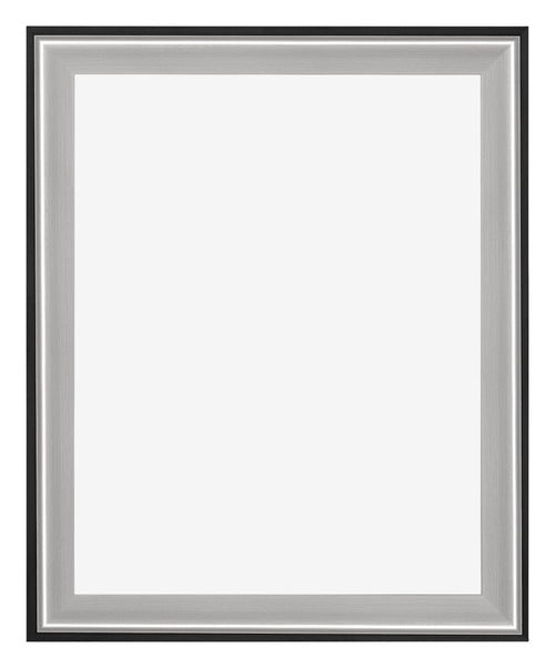 Birmingham Bois Cadre Photo 28x35cm Noir Argent Poli De face | Yourdecoration.fr