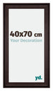 Birmingham Bois Cadre Photo 40x70cm Brun De face Mesure | Yourdecoration.fr