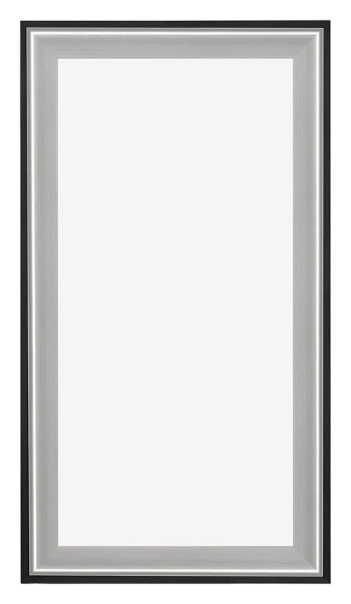 Birmingham Bois Cadre Photo 50x100cm Noir Argent Poli De Face | Yourdecoration.fr