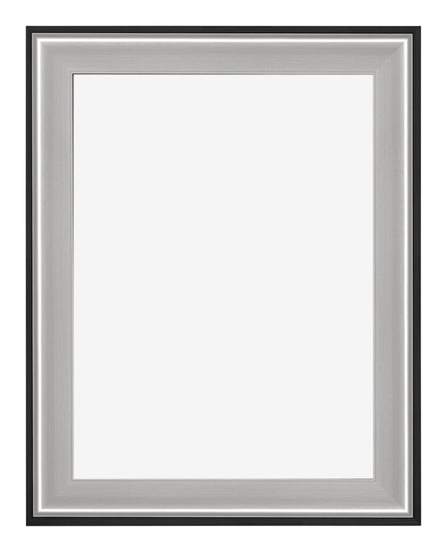 Birmingham Bois Cadre Photo 75x100cm Noir Argent Poli De face | Yourdecoration.fr