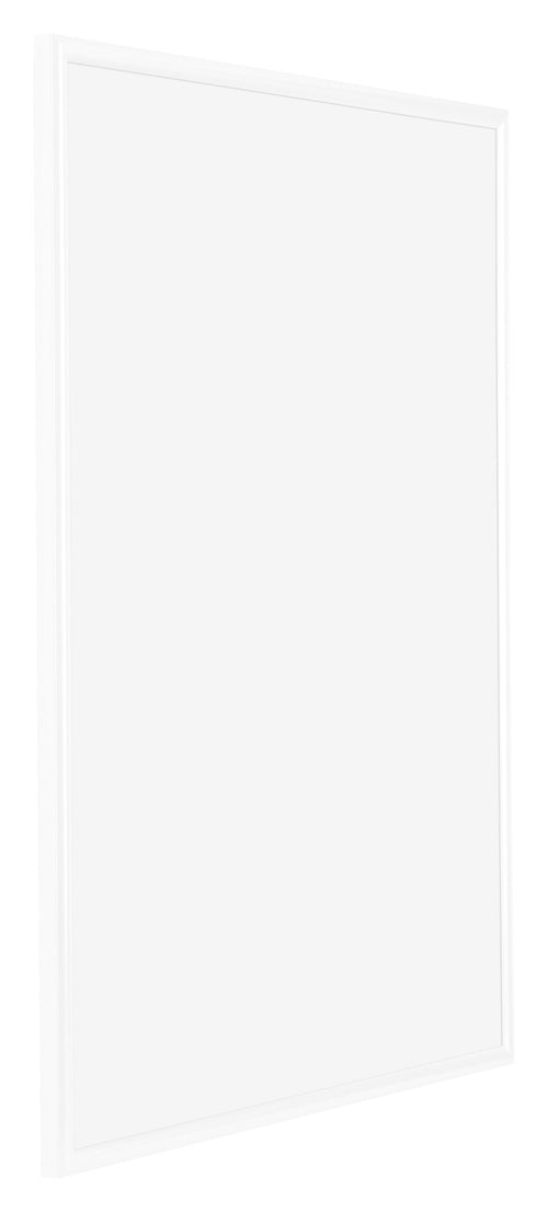 Bordeaux Plastique Cadre Photo 29 7x42cm A3 Blanc Brillant De face Oblique | Yourdecoration.fr