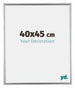Bordeaux Plastique Cadre Photo 40x45cm Argent De face Mesure | Yourdecoration.fr