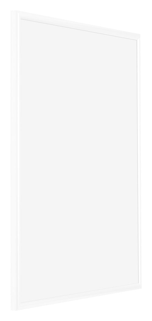 Bordeaux Plastique Cadre Photo 45x60cm Blanc Brillant De face Oblique | Yourdecoration.fr