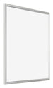 Bordeaux Plastique Cadre Photo 55x55cm Argent De face Oblique | Yourdecoration.fr
