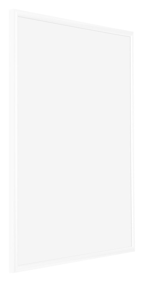 Bordeaux Plastique Cadre Photo 56x71cm Blanc Brillant De face Oblique | Yourdecoration.fr