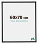 Bordeaux Plastique Cadre Photo 60x70cm Noir Mat De face Mesure | Yourdecoration.fr