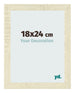Cadre Photo 18x24cm Chene Sonoma MDF Pisa De Face Mesure | Yourdecoration.fr