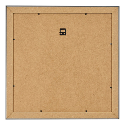 Cadre Photo 20x20cm Noir Argent Poli MDF Pisa Arriere | Yourdecoration.fr