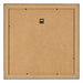 Cadre Photo 20x20cm Noir Argent Poli MDF Pisa Arriere | Yourdecoration.fr