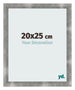 Cadre Photo 20x25cm Metal Vintage MDF Pisa De Face Mesure | Yourdecoration.fr